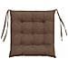Cuscini per Seduta 2 pcs Marrone 40 x 40 x 6 cm Tessuto - Foto miniatura 7