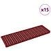 Tappetini per scale autoadesivi 15 pcs Rosso 65 x 21 x 4 cm - Foto miniatura 3