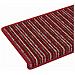Tappetini per scale autoadesivi 15 pcs Rosso 65 x 21 x 4 cm - Foto miniatura 8