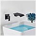 Rubinetto per lavabo da bagno, Blackswan, Cascada tipo M77, modello nero opaco, misura 16,5 cm - Foto miniatura 3