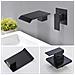 Rubinetto per lavabo da bagno, Blackswan, Cascada tipo M77, modello nero opaco, misura 16,5 cm - Foto miniatura 4