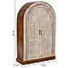 Armadio In Legno Marrone E Bianco Con 2 Ante, 112x41x181h Cm - Foto miniatura 3