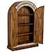 Armadio In Legno Marrone E Bianco Con 2 Ante, 112x41x181h Cm - Foto miniatura 5
