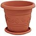 Vasi per Piante 24 pcs Rosso Mattone Ø 26 x 21.5 cm Plastica - Foto miniatura 5