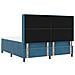 Letto a molle con materasso Blu 180 x 200 cm Velluto - Foto miniatura 9