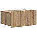Mobiletto da notte a muro con cassetto 2 pcs Rovere Artigianale - Foto miniatura 2
