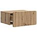 Mobiletto da notte a muro con cassetto 2 pcs Rovere Artigianale - Foto miniatura 4