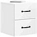 Mobiletto da notte a muro 2 pcs Bianco Lucido 34,5 x 33 x 40 cm - Foto miniatura 2
