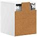 Mobiletto da notte a muro 2 pcs Bianco Lucido 34,5 x 33 x 40 cm - Foto miniatura 7