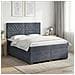 Letto box spring con materasso Grigio Scuro 140 x 200 cm - Foto miniatura 2