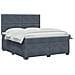 Letto box spring con materasso Grigio Scuro 140 x 200 cm - Foto miniatura 3