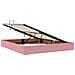 Letto con contenitore e materasso Rosa 180 x 200 cm Velluto - Foto miniatura 5