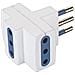 Adattatore C / Spina 10a E 3 Prese - Foto miniatura 1