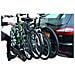 Portabici posteriore da gancio di traino Como acciaio nero 4 bici reclinabile richiudibile Pure Instinct anche Fat Bike - Foto miniatura 2