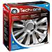 Copricerchi Auto Universali 16 Pollici Tech-one Avalone Pro Silver 31523 - Foto miniatura 7