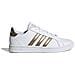 Ef0101 Grand Court K Sneakers Pelle Bianco Donna Bianco 39 1/3 - Foto miniatura 5
