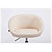 Set 2X Sgabelli Imbottiti Lounge Miami in Similpelle I Coppia Sgabelli Bar Cucina Poltroncine con Schienale E Poggiapiedi Crema - Foto miniatura 2