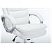 Sedia Ufficio Vancouver XXL in Similpelle I Poltrona Elegante Direttore Carico Max 235 kg I Poltrona Ergonomica Imbottita e Rinforzata Bianco - Foto miniatura 2