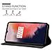 Custodia Compatibile Con Oneplus 7t In Bruno Caffè - Coperchio Protettiva Con Chiusura Magnetica, Funzione Stand E Tasca Per Le Carte - Foto miniatura 2