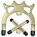 Bigliardo - Snooker Table Pause Spider E Metal Cross Piscina-biliardo Per Stecca - Non-slip Cue Pool E Snooker Set Accessori - Per Dilettanti E Professionisti Usa - Foto miniatura 1