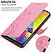 Custodia Compatibile Con Samsung Galaxy M21 / M30s In Rosa Fiore - Coperchio Protettivo In Design Floreale Con Chiusura Magnetica, Funzione Stand E Slot Per Carte - Foto miniatura 5