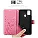 Custodia Compatibile Con Samsung Galaxy M21 / M30s In Rosa Fiore - Coperchio Protettivo In Design Floreale Con Chiusura Magnetica, Funzione Stand E Slot Per Carte - Foto miniatura 6