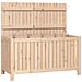 Contenitore Da Giardino 121x55x64 Cm In Legno Massello Di Pino - Foto miniatura 1