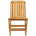 Sedie Da Giardino Pieghevoli 2pz 47x47x89cm Legno Massello Teak - Foto miniatura 2