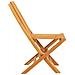 Sedie Da Giardino Pieghevoli 2pz 47x47x89cm Legno Massello Teak - Foto miniatura 4