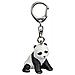 Portachiavi Baby Panda Seduto, Multicolor - Foto miniatura 1