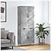 Credenza Grigio Cemento 69,5x34x180 Cm In Legno Multistrato - Foto miniatura 1