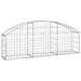 Cesto Gabbione Ad Arco 150x30x40/60 Cm Ferro Zincato - Foto miniatura 1