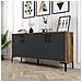 Credenza In Stile Industriale 160 Cm Arkel - Foto miniatura 3