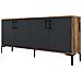Credenza In Stile Industriale 160 Cm Arkel - Foto miniatura 1