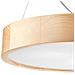 Lampada A Soffitto Eveline - Marrone - Legno, Vetro - 47x47x8 Cm - Foto miniatura 4
