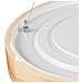 Lampada A Soffitto Eveline - Marrone - Legno, Vetro - 47x47x8 Cm - Foto miniatura 5