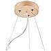 Lampada A Soffitto Eveline - Marrone - Legno, Vetro - 47x47x8 Cm - Foto miniatura 7