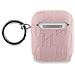 Custodia Per Airpods 1 / 2 Monogram Con Design A Testa Di Karl In Rilievo, Rosa - Foto miniatura 2