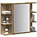 Mobile Da Bagno Specchio Rovere Artigianale Legno Multistrato - Foto miniatura 1