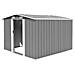 Lusso Casadino -  Casetta Da Giardino 257x298x178 Cm In Metallo Grigio - Foto miniatura 2