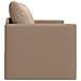 Divano Letto a Pavimento 2-in-1 Cappuccino 124x71x78 cm Pelle Sintetica - Foto miniatura 4