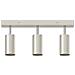 Faretto da soffitto 3 Vie Regolabile Nichel Spazzolato GU10 - Foto miniatura 2