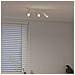 Faretto da soffitto 3 Vie Regolabile Nichel Spazzolato GU10 - Foto miniatura 5