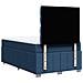 Giroletto a Molle con Materasso Blu 120x190 cm in Tessuto - Foto miniatura 6