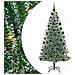Albero di Natale Artificiale Imbiancato con Luci LED 210 cm - Foto miniatura 1