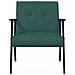 poltrona Verde Scuro 59 x 75 x 78 cm Tessuto - Foto miniatura 4