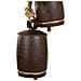 Campana Decorativa In Metallo Marrone 20,3x12,7x81,3h - Foto miniatura 5