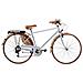 Bici Misura 28 City Bike Vintage Linea Sport Peugeot Bicicletta Da Uomo Con Cambio 6v Completa Di Accessori Luci A Led - 54 Nero Opaco - Foto miniatura 1