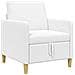 Divano con Storage Bianco 72 x 78 x 87 cm Poliestere - Foto miniatura 1