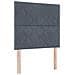 Letto box spring con materasso Grigio Scuro 90 x 200 cm Velluto - Foto miniatura 4